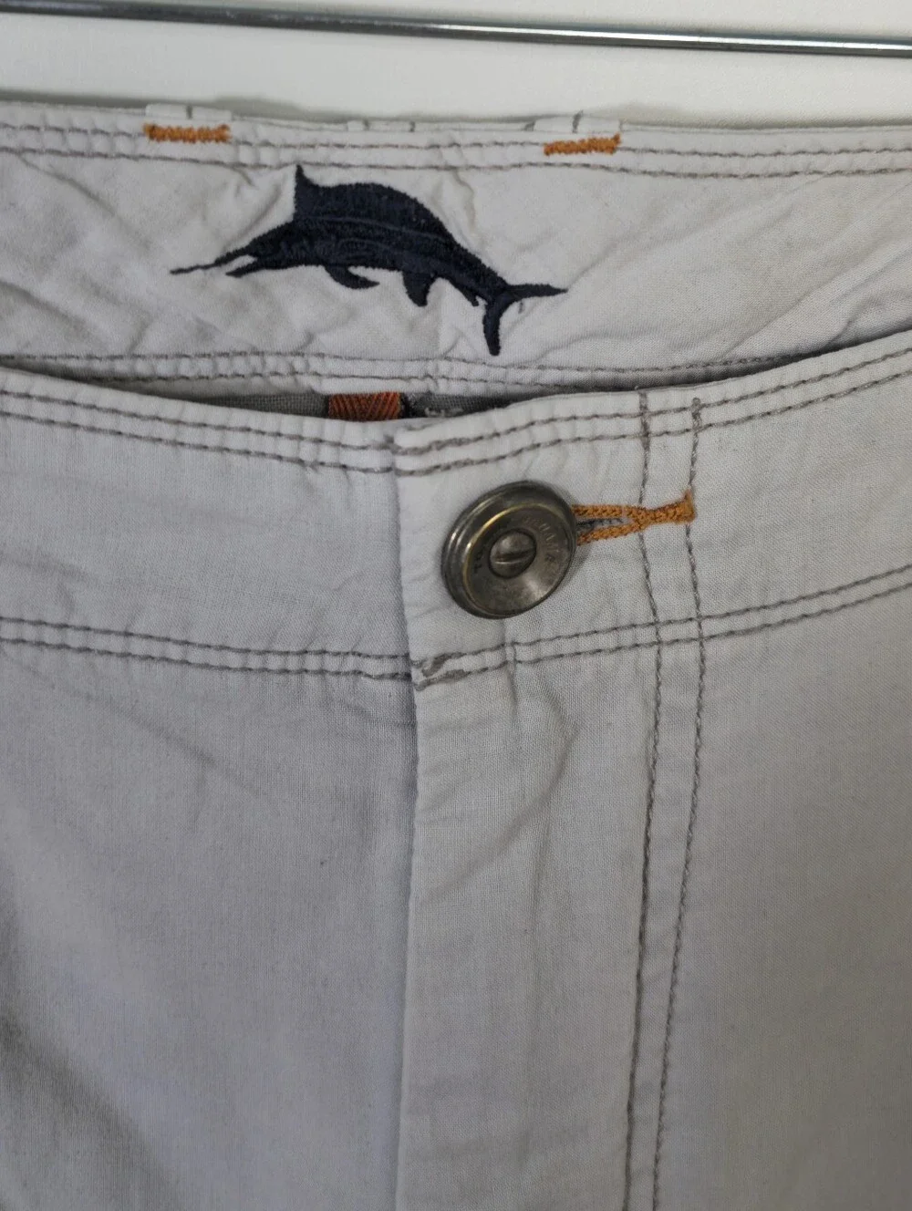 Tommy Bahama Light Gray Cargo Shorts